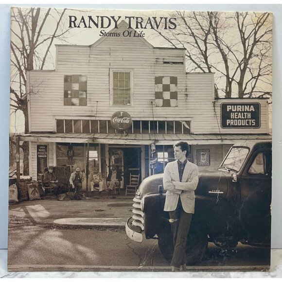 Randy Travis Storms Of Life Vinyl LP Country 1986 Warner Brothers 1-25435 - Picture 4 of 6
